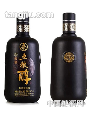 五粮醇金淡雅-浓香型白酒500ml