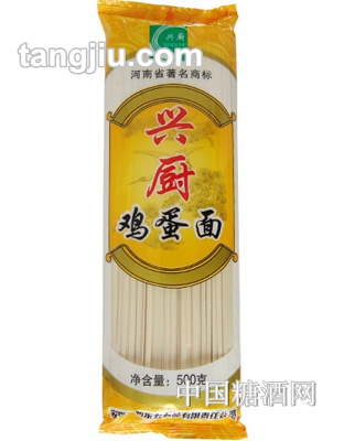 兴厨鸡蛋面500g