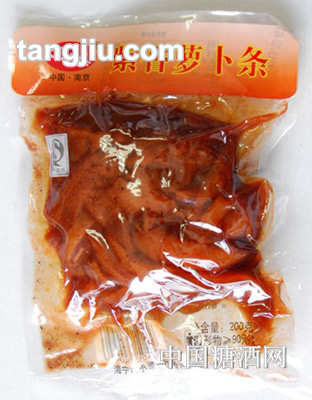 小菜一碟紫香萝卜条200g
