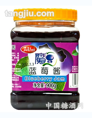 爵世魔豆蓝莓酱900g
