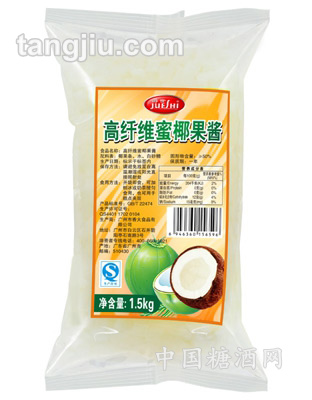 爵世袋装纤椰果1500g