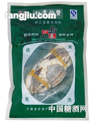 小岛人家红膏炝蟹