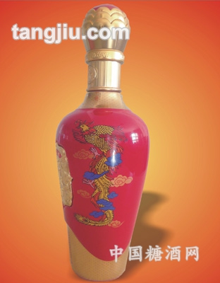 52&#176;和瑞瓶子背面