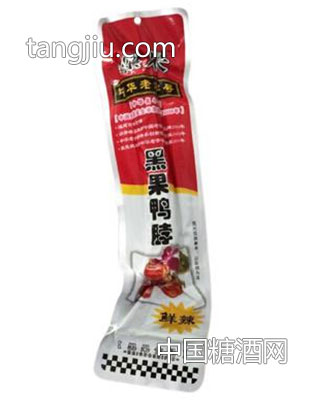 65G黑果鲜辣鸭脖子