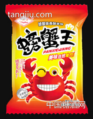 华兴螃蟹王螃蟹味香酥米饼70g
