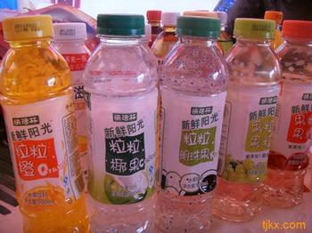 供应快活林新鲜阳光粒粒橙500ML批发
