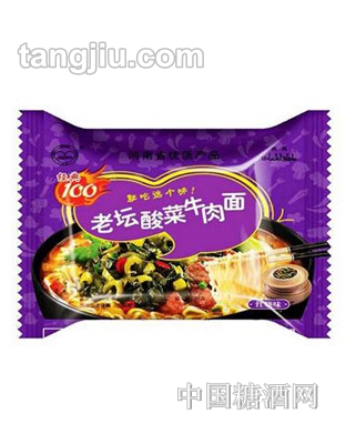 翔波老坛酸菜面红烧味