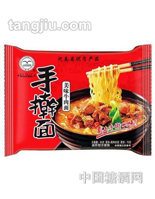翔波手擀面美味牛肉面85g