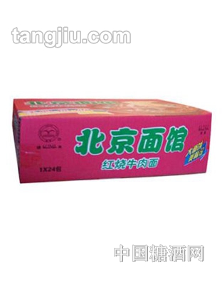 翔波北京面馆红烧牛肉面1&#215;24包