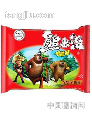 翔波熊出没香脆面孜然羊排味30g