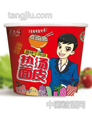 热汤面皮麻辣味