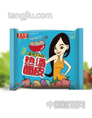 芳大妈热汤面皮酸辣牛肉味-2