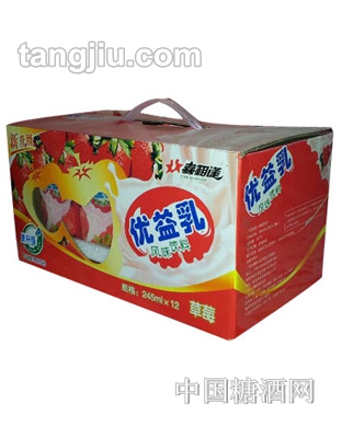 喜相逢优益乳草莓饮料礼盒