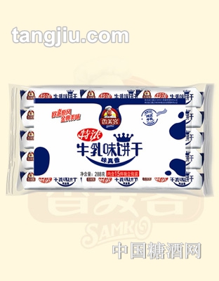 香美客特浓牛乳味饼干288g