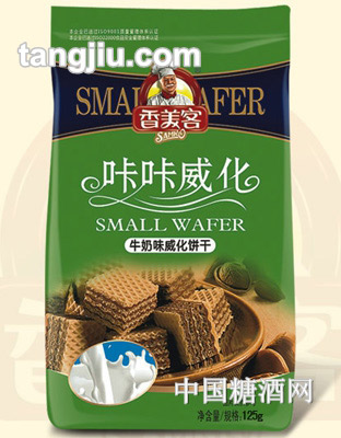 香美客牛奶味威化饼干125g