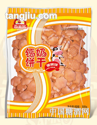香美客蛋黄味钙奶饼干300g