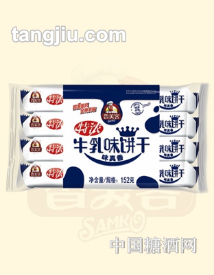香美客特浓牛乳味饼干152g