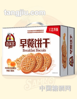 香美客红枣味早餐饼干500g