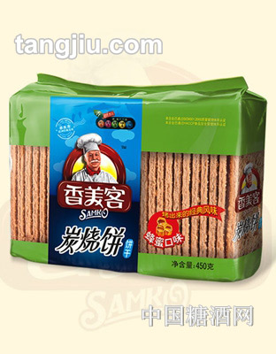 香美客蜂蜜口味炭烧饼干450g