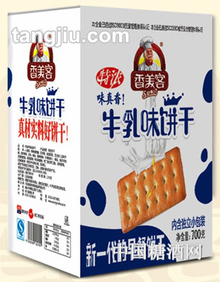 香美客特浓牛乳味饼干700g