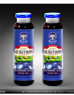 300ml蓝莓汁