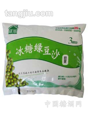 香香冰糖绿豆沙豆浆