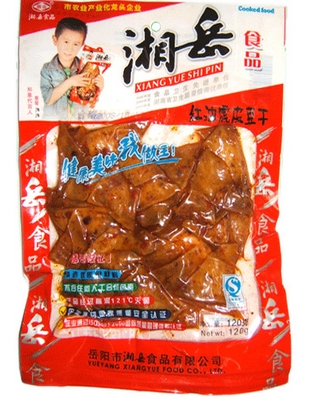 红油虎皮干.