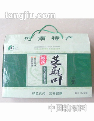乡芝恋嫩芽芝麻叶压缩饼礼盒