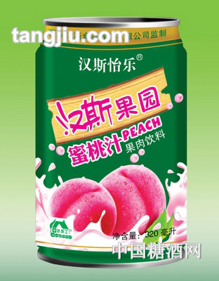 汉斯果园蜜桃汁320ml