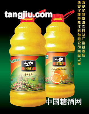 汉斯果粒多2L