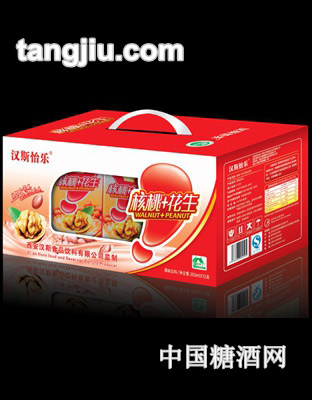 汉斯饮料核桃花生礼盒250ml