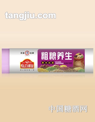 仙力粗粮养生黑米挂面300g