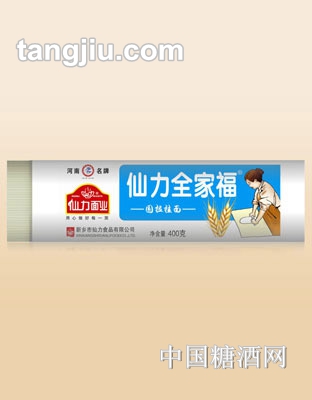 仙力全家福圆拉挂面400G