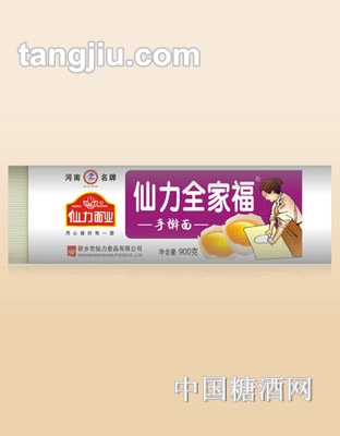 仙力全家福手擀面900g