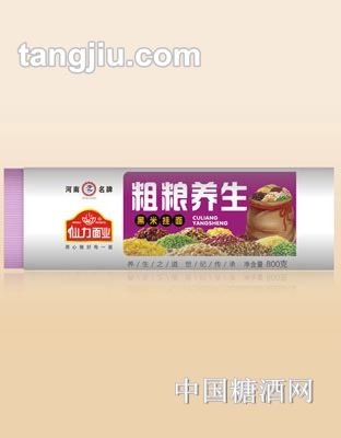 仙力粗粮养生黑米挂面800g