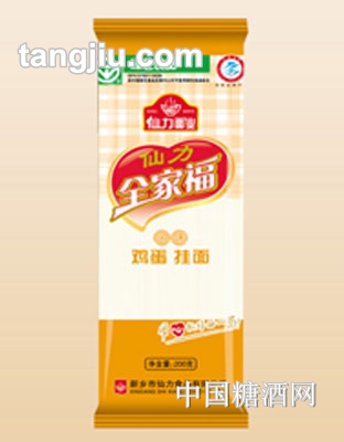 仙力全家福鸡蛋面200g