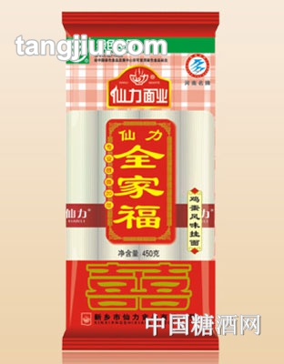 仙力鸡蛋风味挂面450g