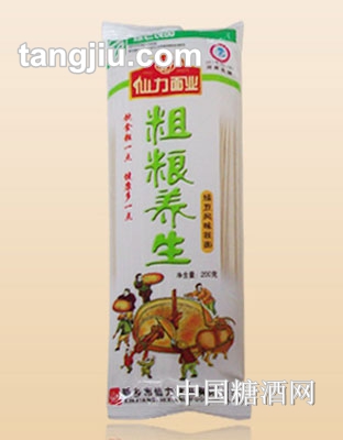 仙力粗粮养生绿豆风味挂面200g
