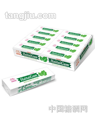 留兰香味海太口香糖14g
