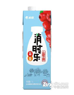 消时乐山楂爽果肉饮料1L