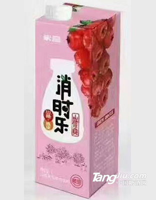 消时乐山楂爽果肉饮料纸盒