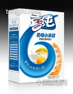 奶味小米粉盒装