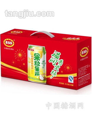 310g果粒果丽冰糖雪梨椰果果粒饮料礼盒