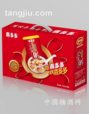 喜多多桂圆莲子八宝粥礼盒360g