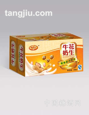 花生牛奶250ml黄色箱
