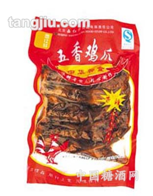 五香鸡爪160g