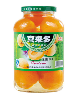 僖来多杏罐头700克