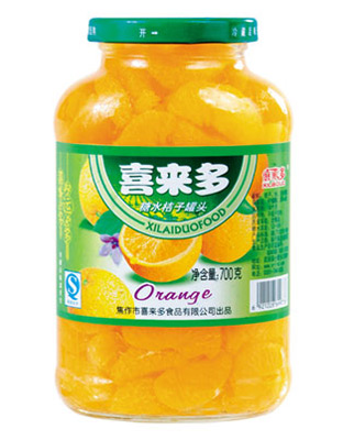 僖来多桔子罐头700克