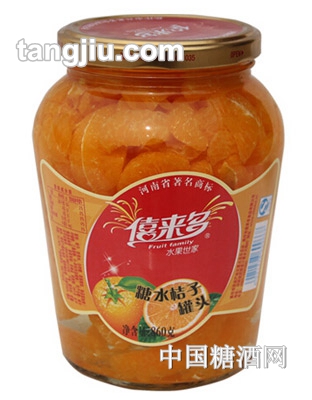 僖来多糖水桔子罐头860g