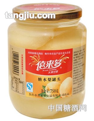 僖来多糖水梨罐头750g
